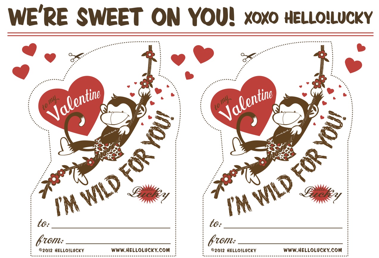 30 Free Valentine Exchange Cards for Boys & Girls Fab N' Free