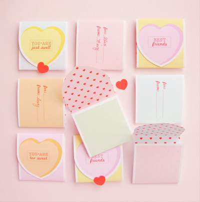 Free Conversation Heart Valentines Printables