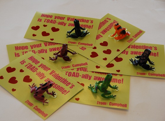 TOAD-ally Awesome Valentines Free Printable