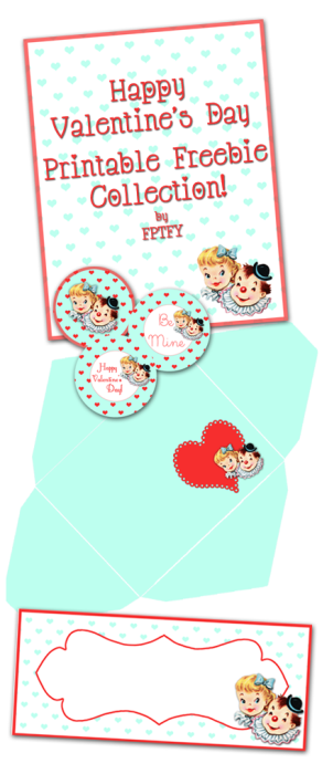 Free Vintage Valentines Day Printable Collection 2012