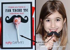 Mustache Valentine Freebie