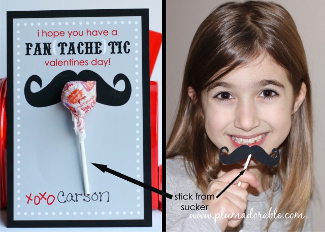 Mustache Valentine Freebie