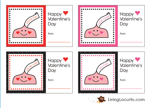 Free Valentine Candy Tags