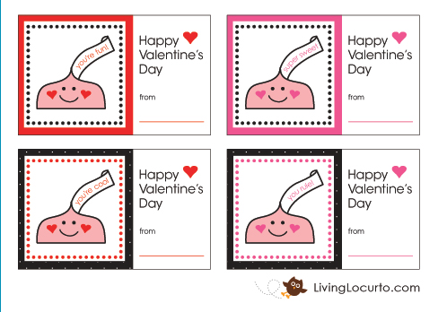 Free Valentine Candy Tags