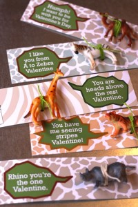 Wild Animal Free Valentines Freebies