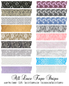 Free Lace Tape Strips