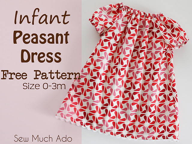 Free Infant Peasant Dress Pattern | Fab N' Free