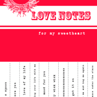 love notes for valentines day free printable