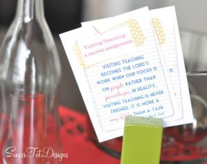 Free June 2012 Visiting Teaching Message Printable