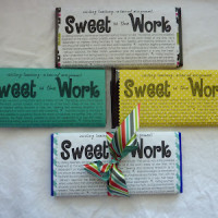 Sweet is the Work: Chocolate Sleeve Printable for June 2012 Visiting Teaching Message