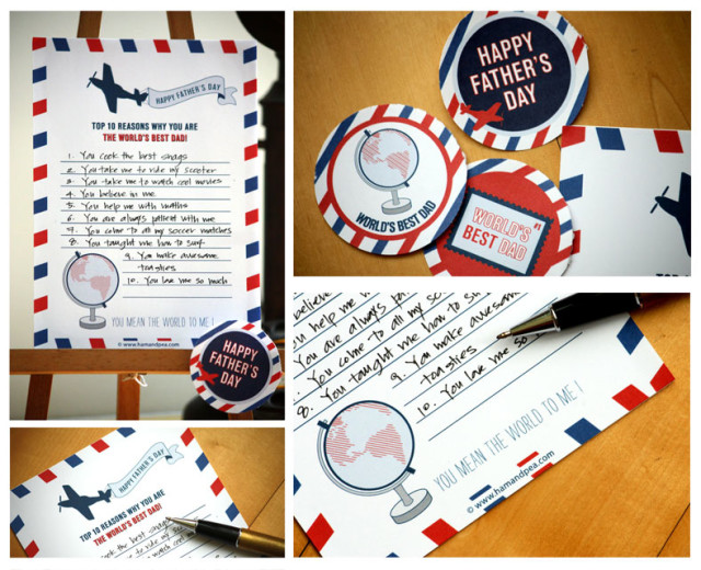 Free Father's Day Cards and Tags