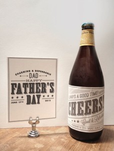 Father's Day Freebie: Card and Wine Label Printable