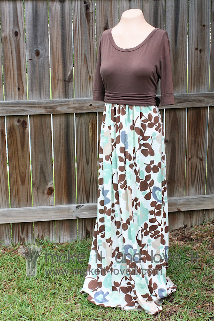 Re-purpsoing: Women’s Knit Shirt into Dress Free Pattern and Tutorial