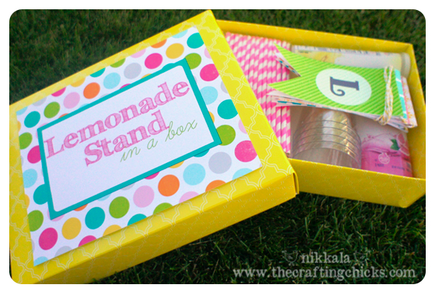 Free Printable Lemonade Stand in a Box