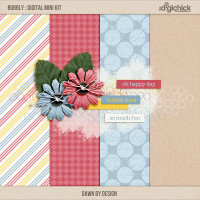 Bubbly: A Free Mini Digital Scrapbook Kit