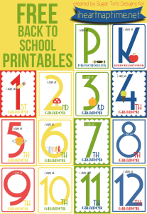 FREE Back to School Printables (K-12)