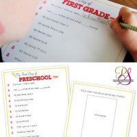 First-Day-of-School Interviews for Kids (Free Printables)