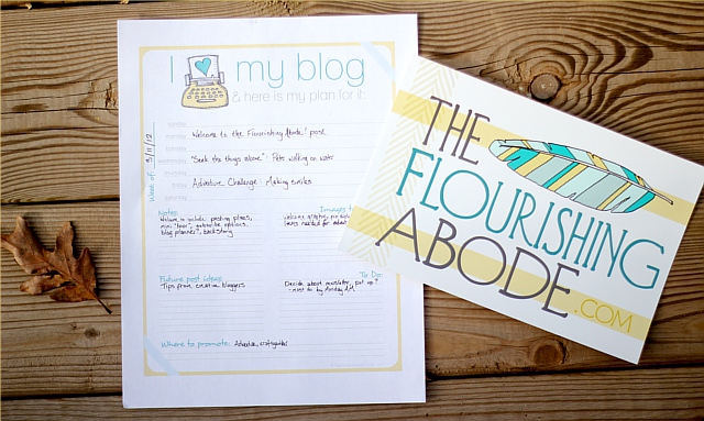 I Love My Blog: Free Printable Blog Planner