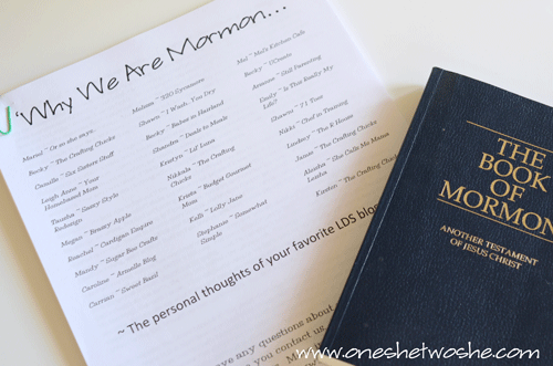 Free Book of Mormon AND Packet Filled with the Personal Thoughts of Popular Mormon Bloggers