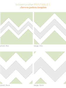 Free Chevron Pattern Printable Template