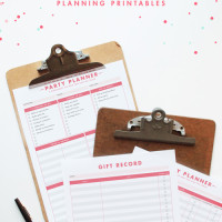 Free Party Planning Printables