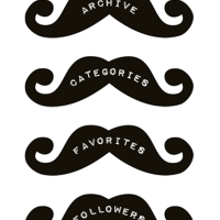 Free Mustache Sidebar Titles