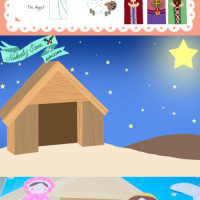 Nativity Doll Cutouts and Nativity Scene | Free Printable