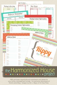 Free Printable Family Planner