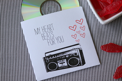 My Heart Beats for You: Free Mix CD Printable