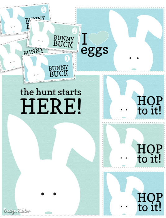 Free Easter Egg Hunt Printables