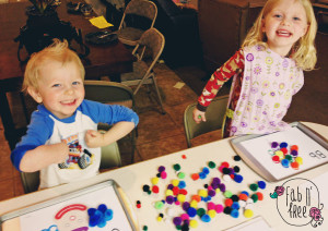 Fab N Free - ABC Pom Pom Magnet Printables for Toddlers