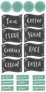 Free Pantry Labels