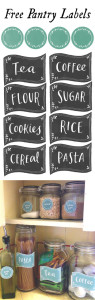 Free Pretty Pantry Labels