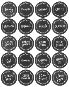 Free Baking Label Printables | Fab N' Free