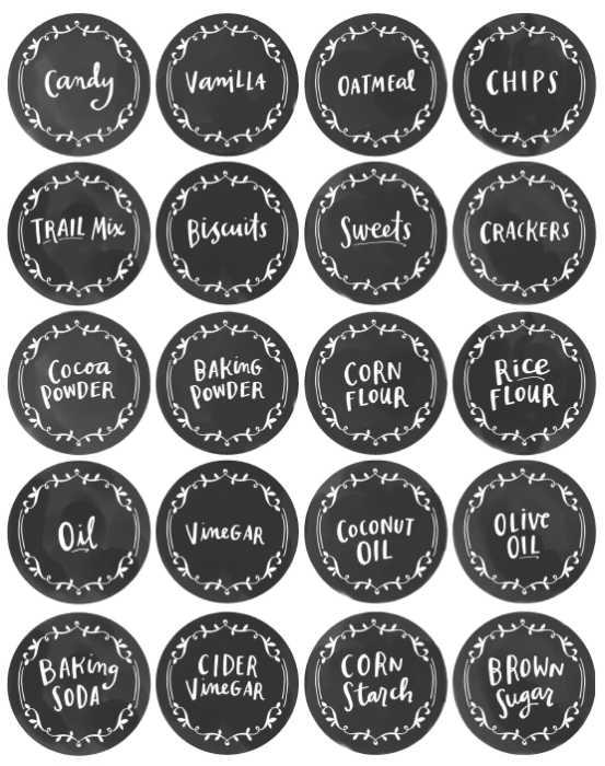 Free Pantry Labels Fab N' Free