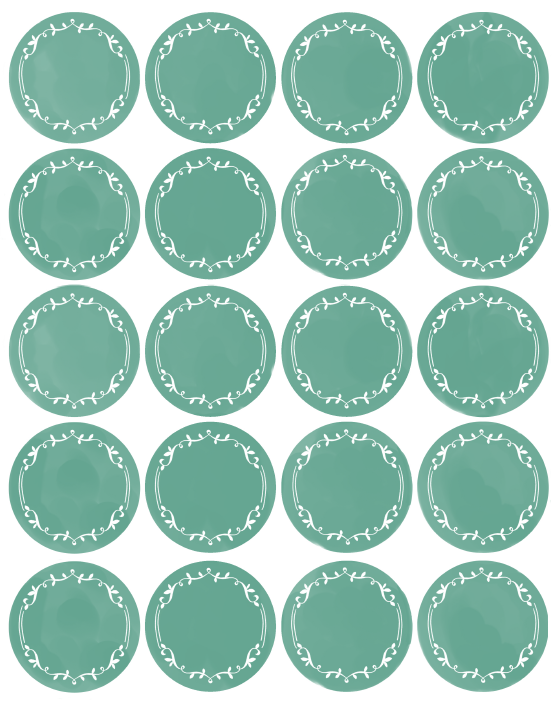 Free Blank Kitchen Stickers to Label and Organize