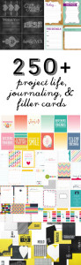 250 FreeProject Life Journaling Cards
