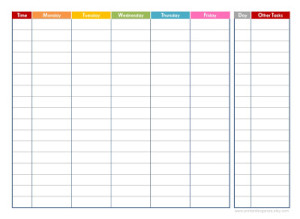 Free Printable Daily Household Routine 2