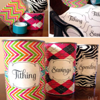 free printable tithing savings spending labels