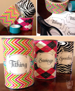 free printable tithing savings spending labels