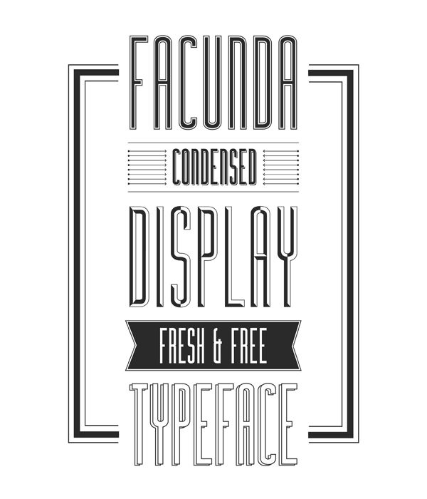 Free Condensed Display Font for Commercial Use