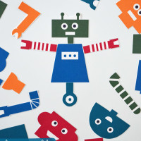 Free Printable build your own robot