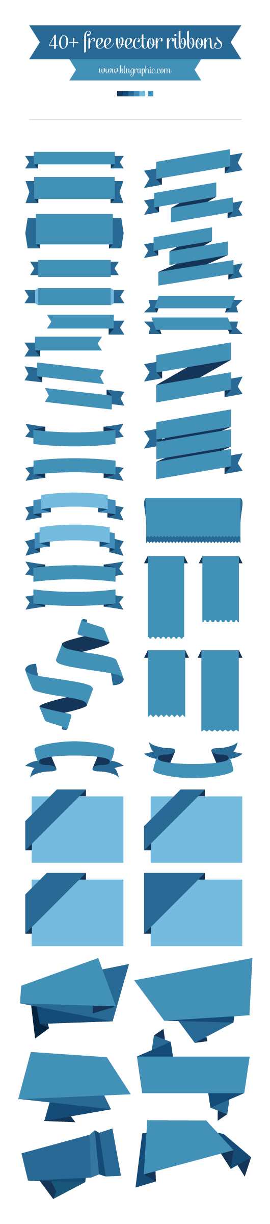 40+ Free Vector Ribbons