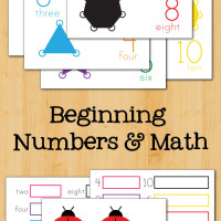 Fab N Free - Beginning Math Pom-Pom Magnet Printables