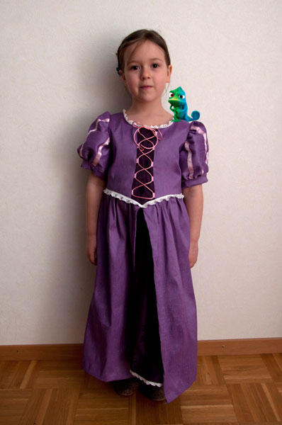 Rapunzel costume dress tutorial