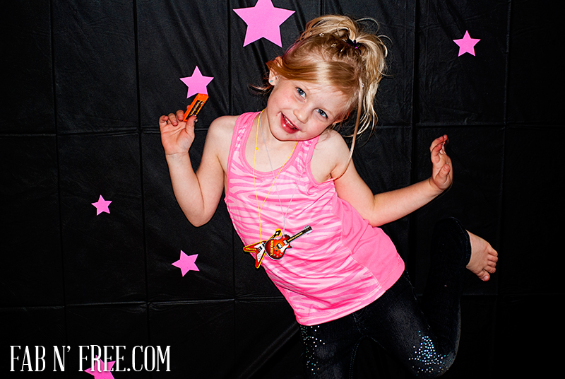 Rock Star Party Ideas with Free Star Cutouts and Free Printable Invitations