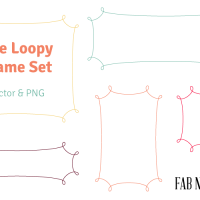 Free Loopy Frames