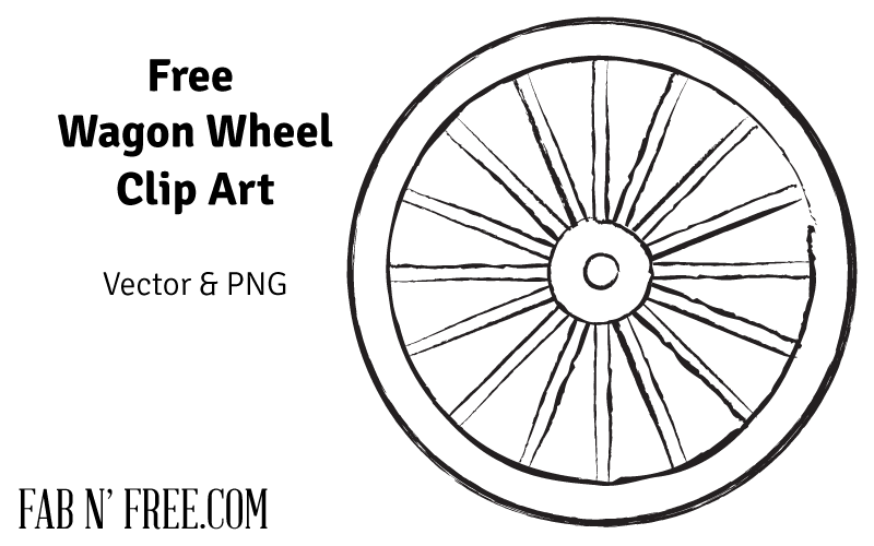 Free Wagon Wheel Clip Art
