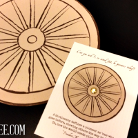 Free Wagon Wheel Printable and LDS Pioneer Quote
