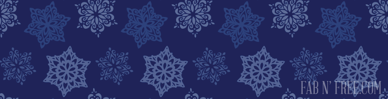 Free snowflake seamless pattern background